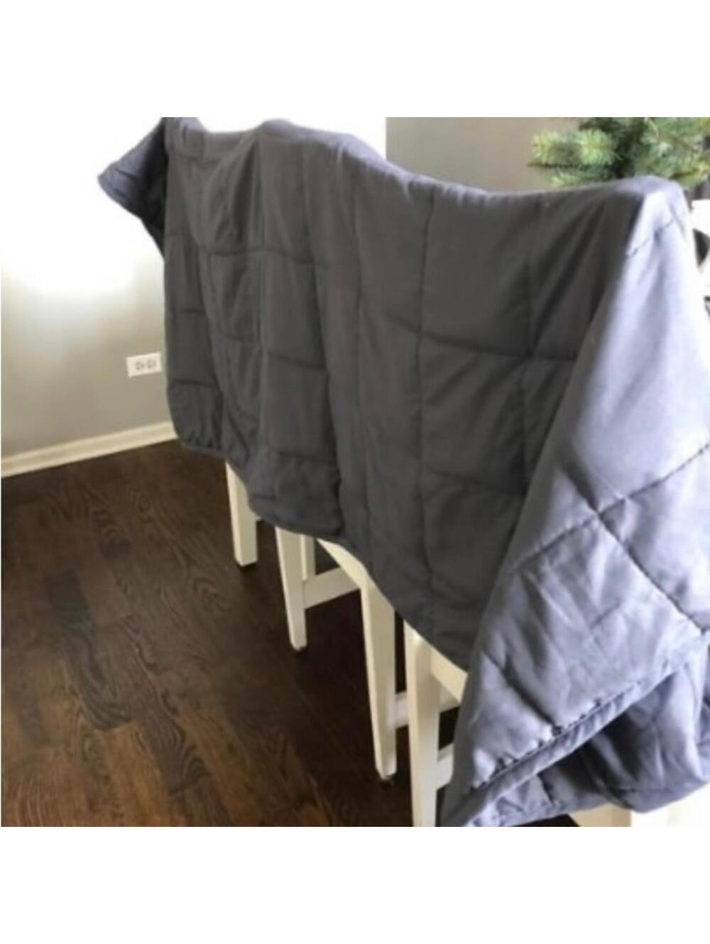SONAICE Weighted Blanket for Kids - 7 lbs, 41" x 60", Grey, Premium Cotton with